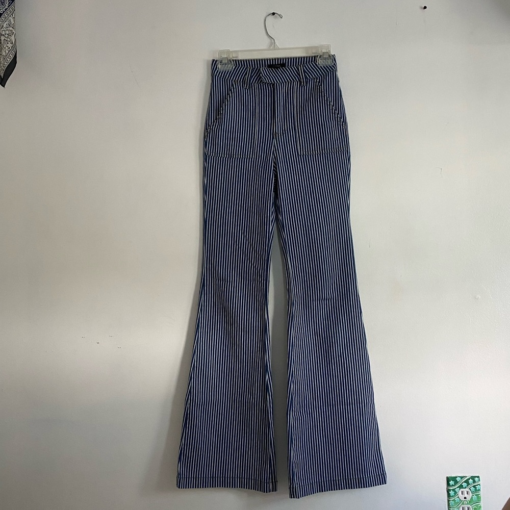 Forever 21 flare jeans, size small, stripped